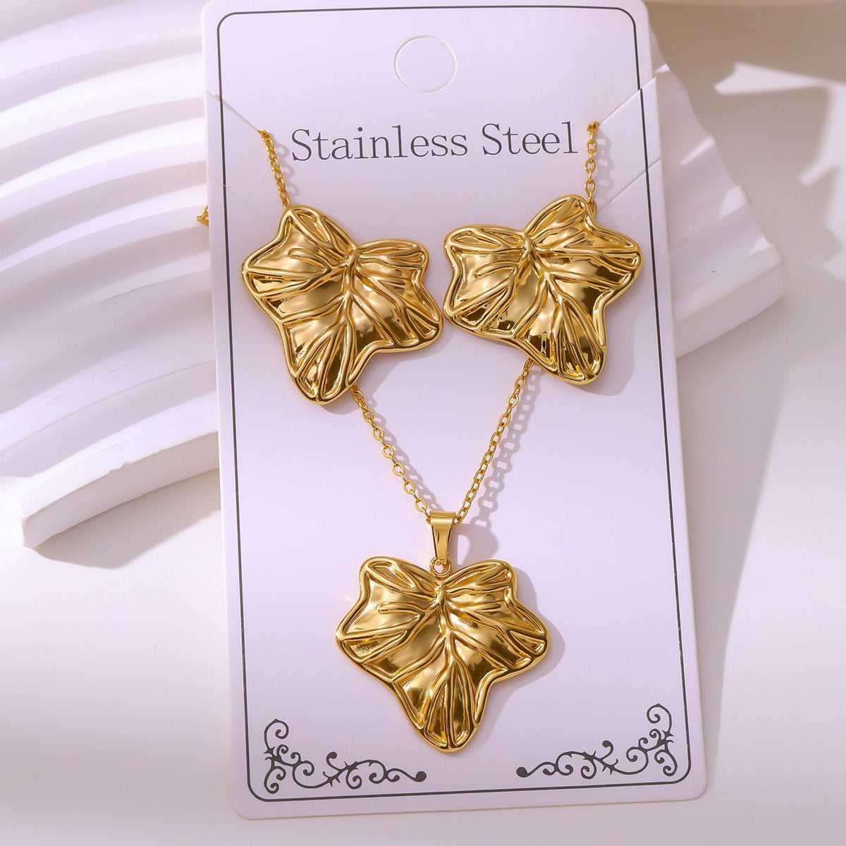 Hydraulic Suit Butterfly Love Irregular Personality Jewelry Set