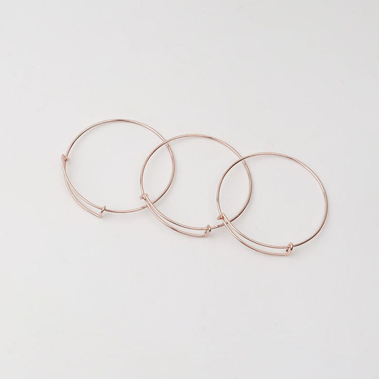 Movable Push Pull Quality Adjustable Steel Bracelet