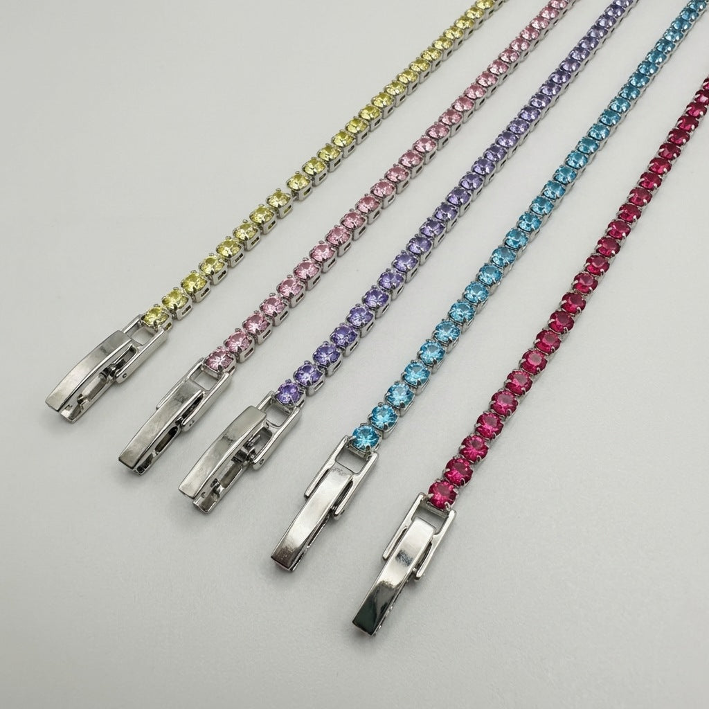 Korean Style Fashion Inlaid Diamond Cube Sugar Bracelets