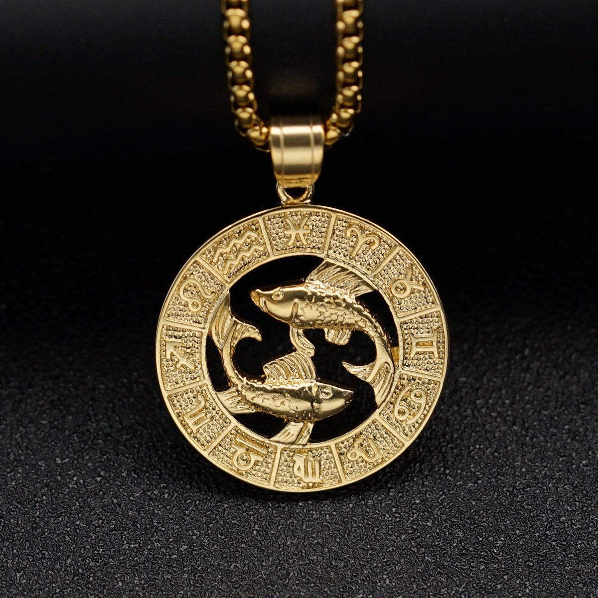Trendy Retro Hollow Twee Constellation Personalized Pendant