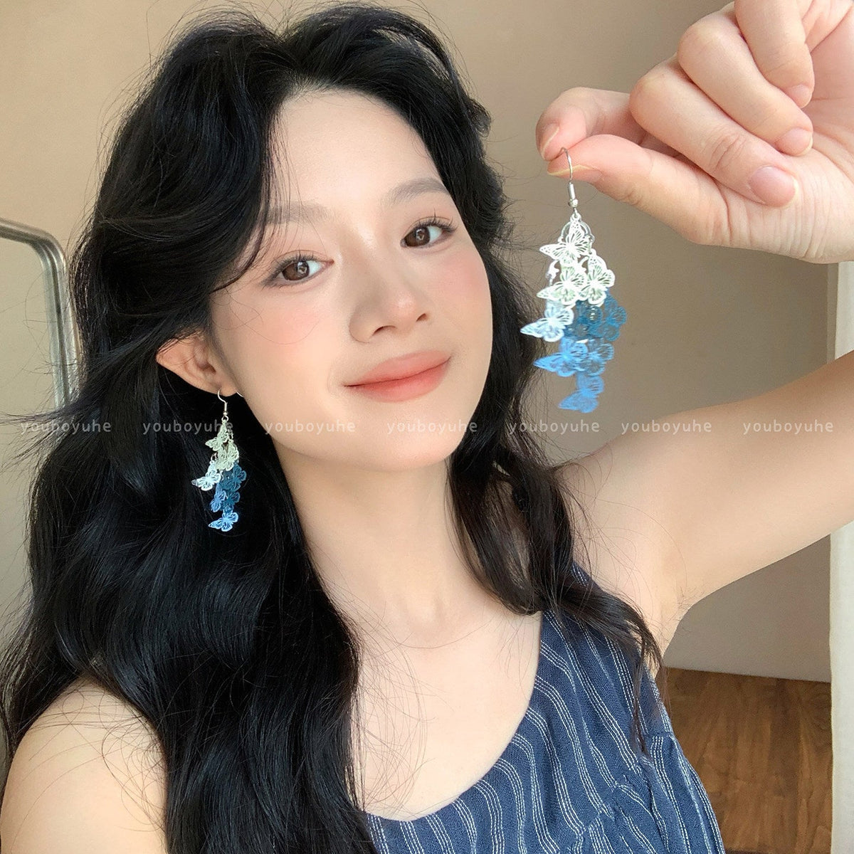 Sier Needle Niche Delicate Pearl Graceful Bow Light Luxury Elegant Earrings