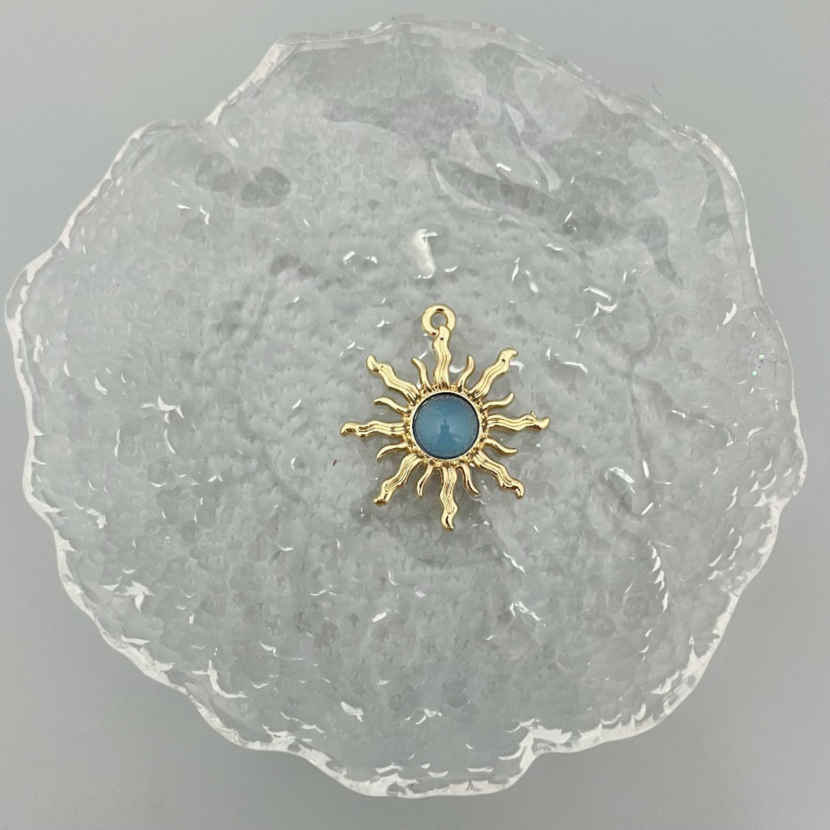 Alloy Baroque Water Transparent Series Gem Sunflower Necklaces