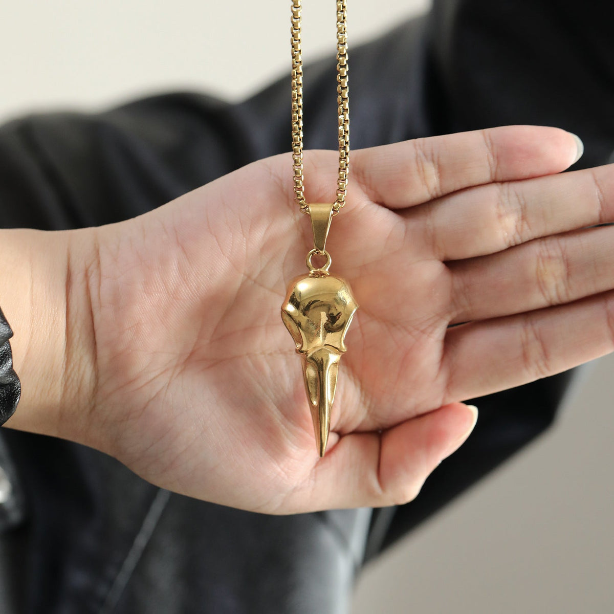 Men's Fashion Trend Eagle Head Crow Bird Pendants