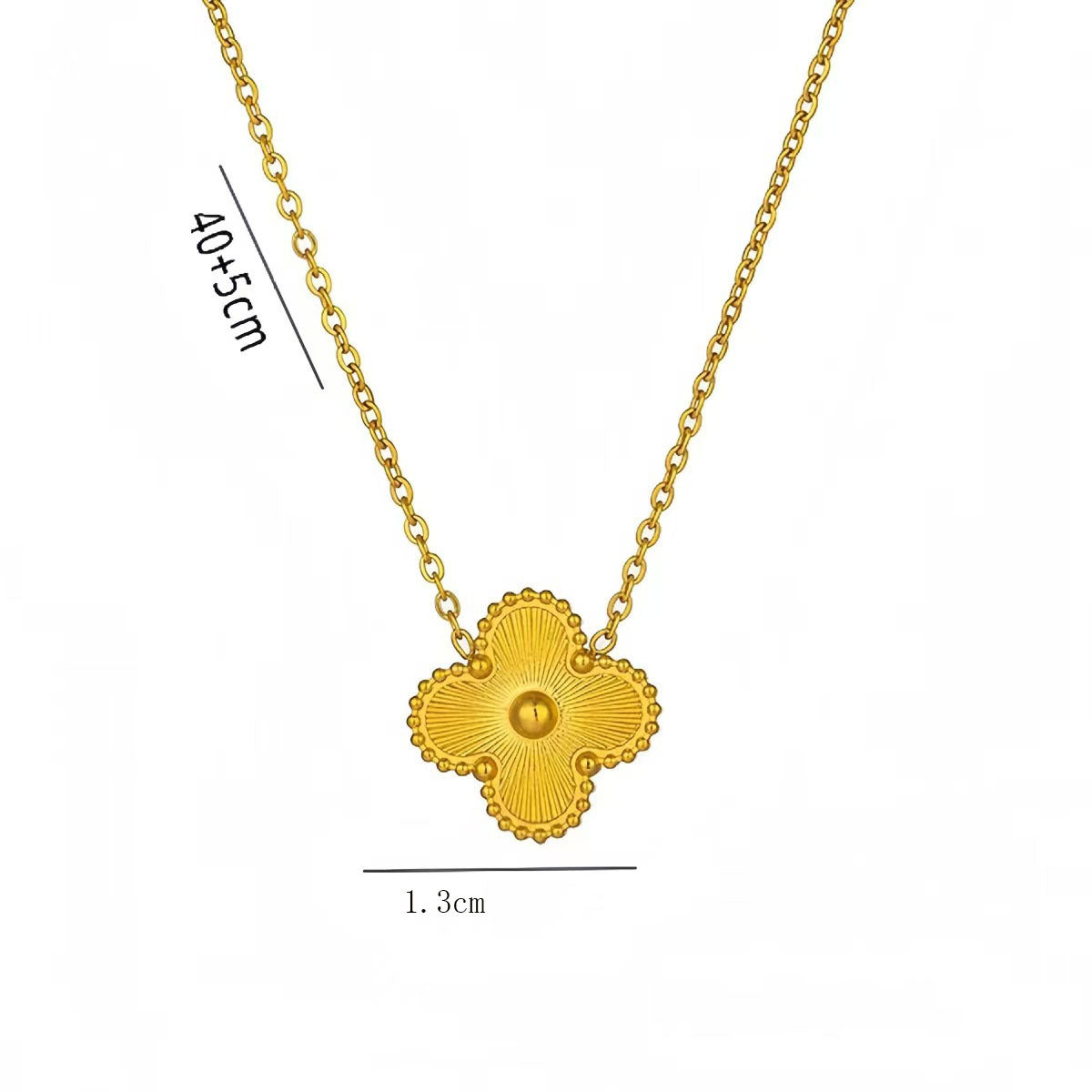 Flower Clover Titanium Steel Affordable Luxury Necklaces