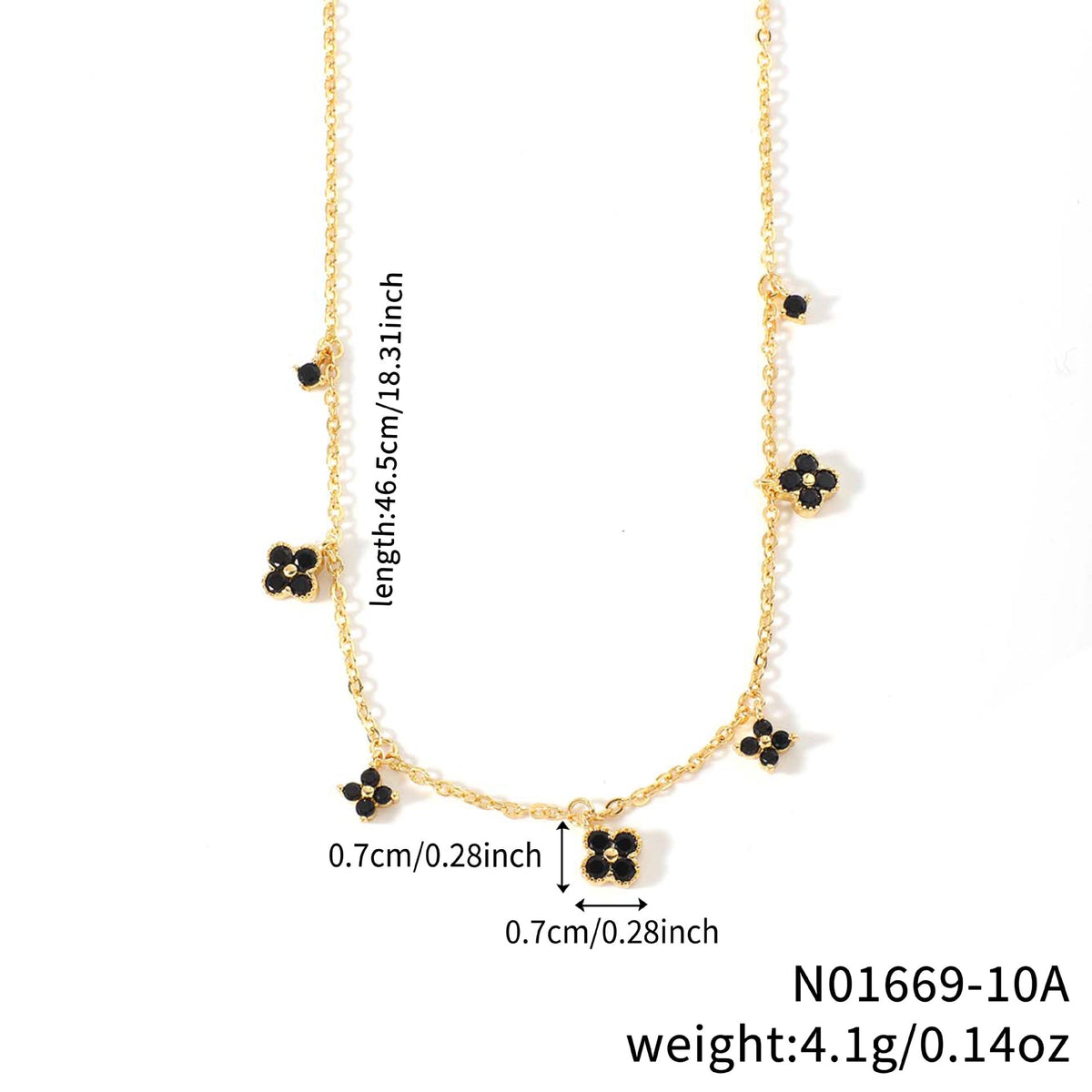 Flower-shaped Clavicle Chain Fashion Inlaid Zirconium Design Birthday Pendant