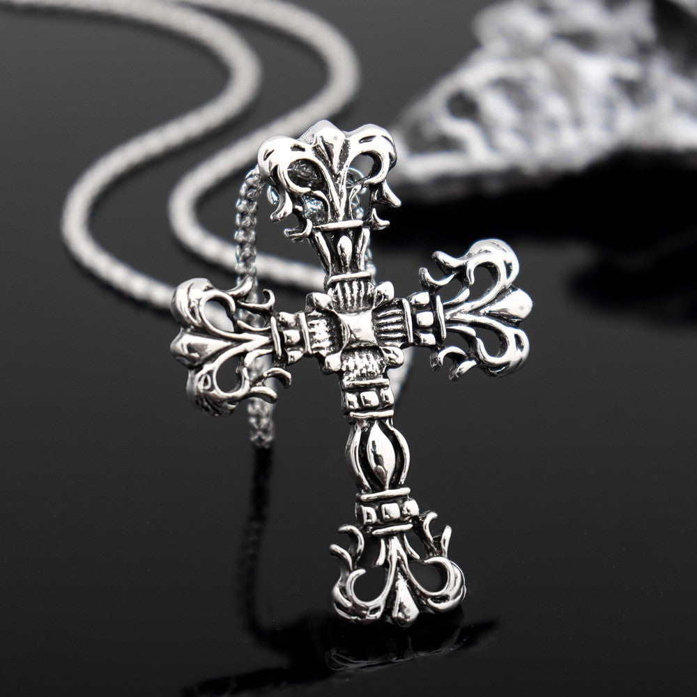 Men's Cross-shaped Alloy Retro Domineering Fashion Fashionmonger Pendant