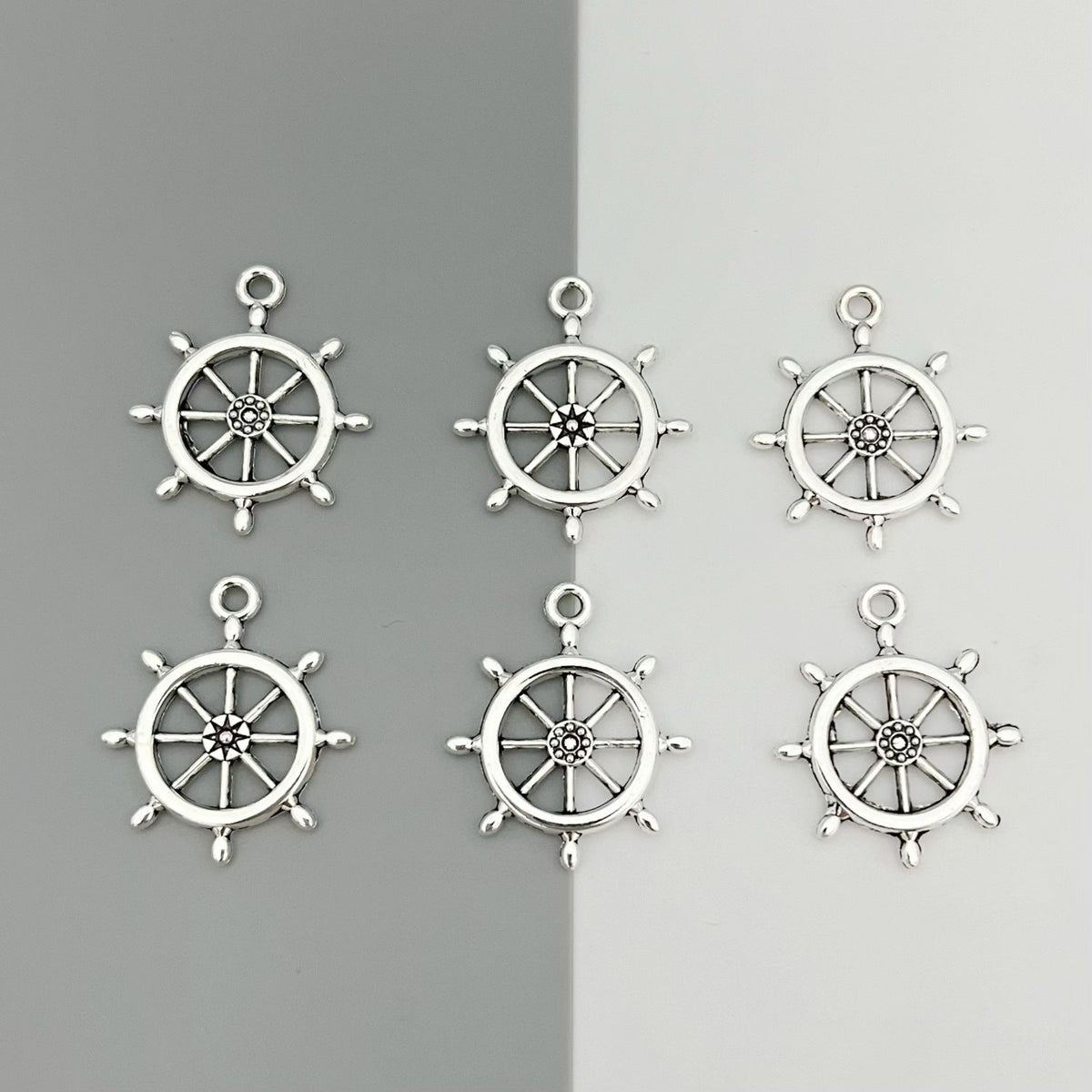 Alloy Decoration Personality Retro Rudder Boat Anchor Handmade Pendants
