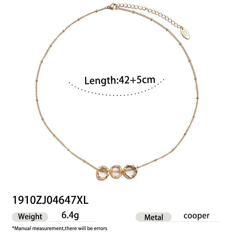 Women's Emerald Zircon Inlaid High-grade Light Luxury Elegant Necklace