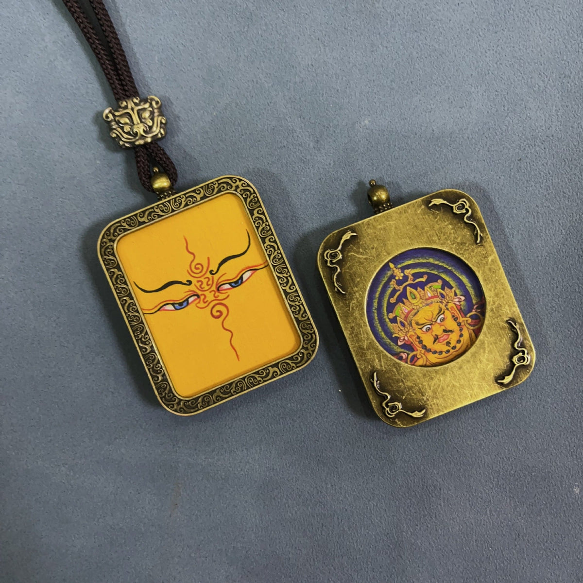 Double-sided Home Twee Zodiac Eight Patron Saints Scenic Pendants