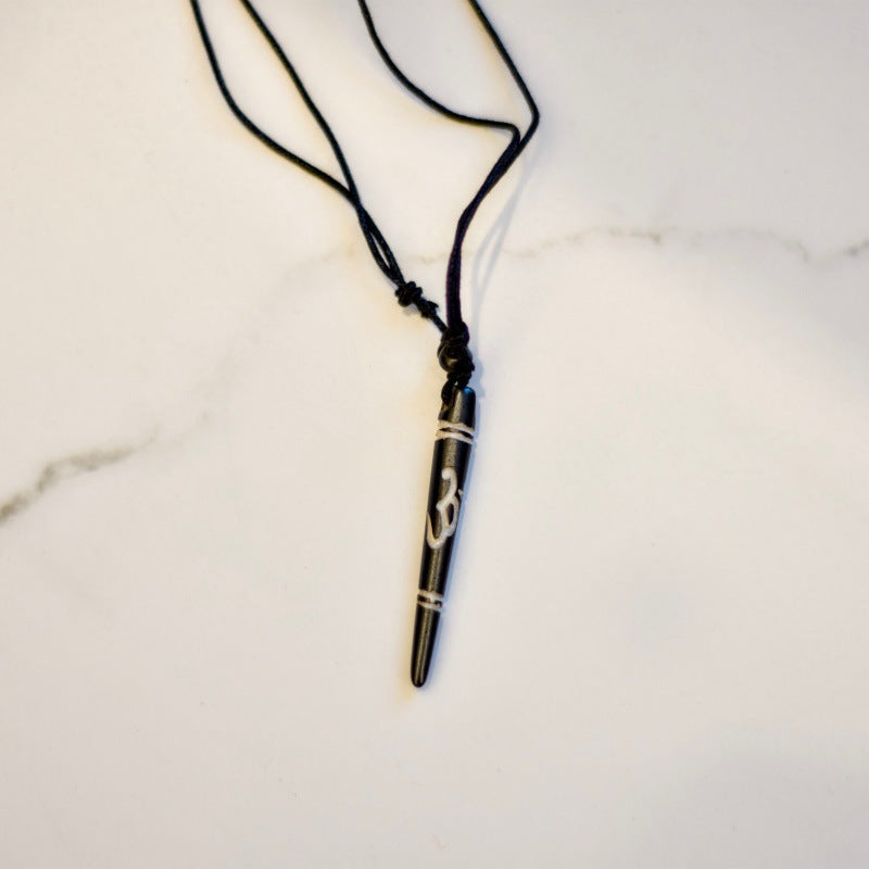 Nepal Yak Bone Hand Carved Six Pendant