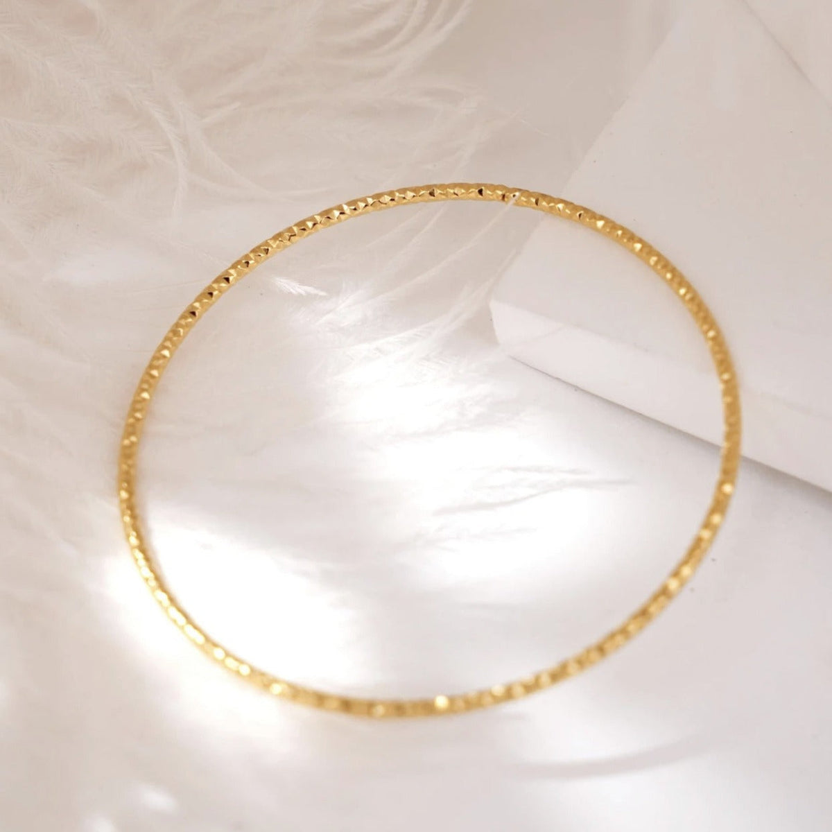 Women's Sparkling Starry Fine Circle Simple Niche Closed Bracelet