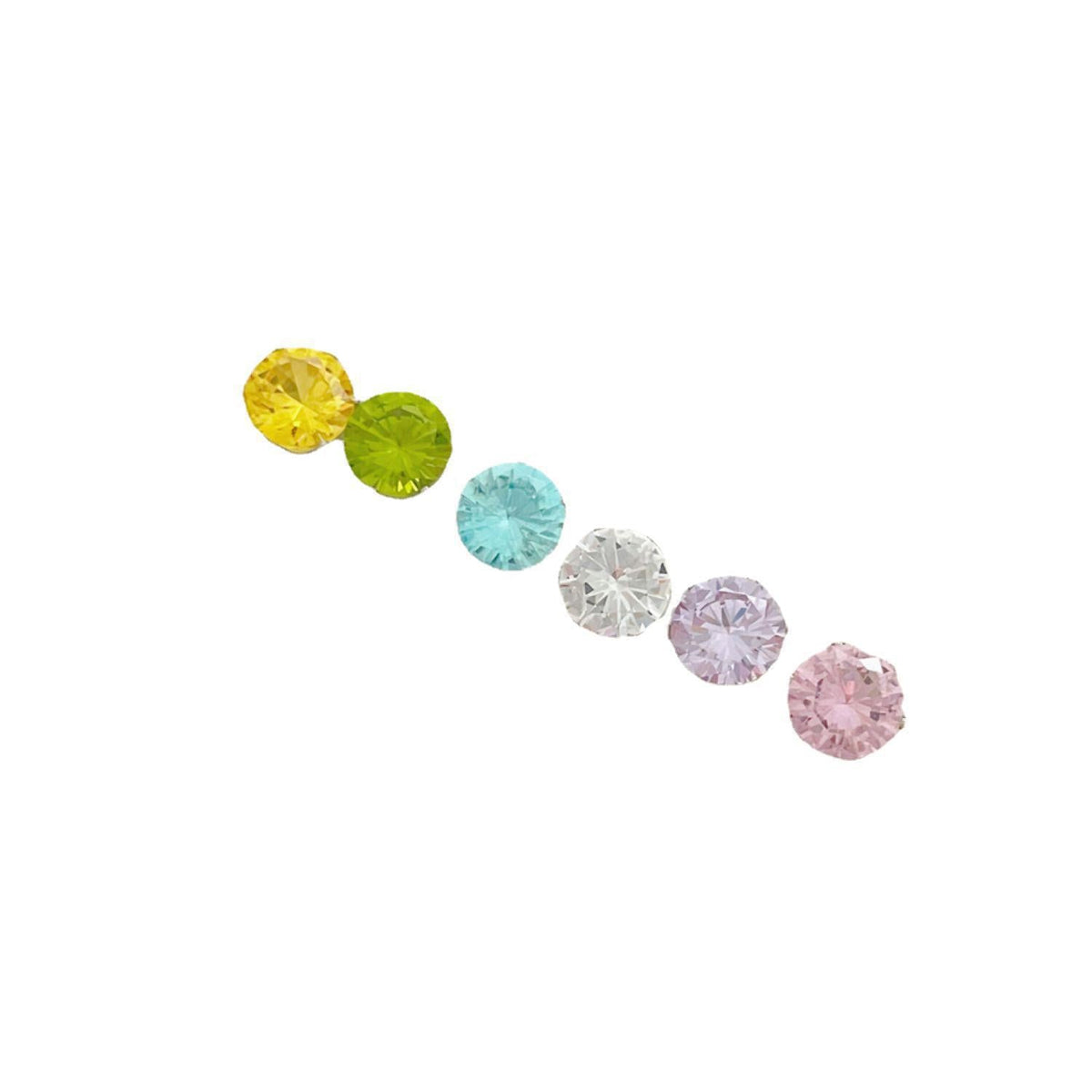 Women's Sweet Cool Style Super Flash Design Exquisite Colorful Zircon Ear Clip