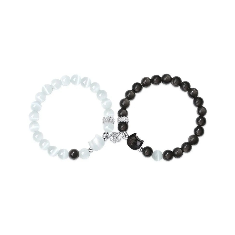 Stone Opal Fashionable High-grade Magnetic Cat's Paw Shell Bracelets