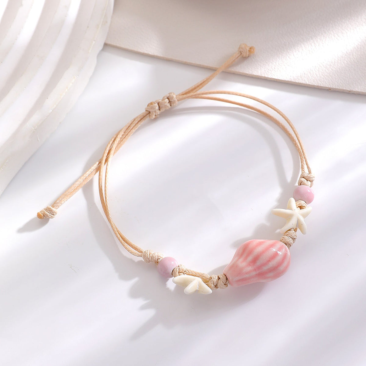 Summer Ocean Style Cartoon Shell Female Bohemian Woven Turtle Jewelry Set