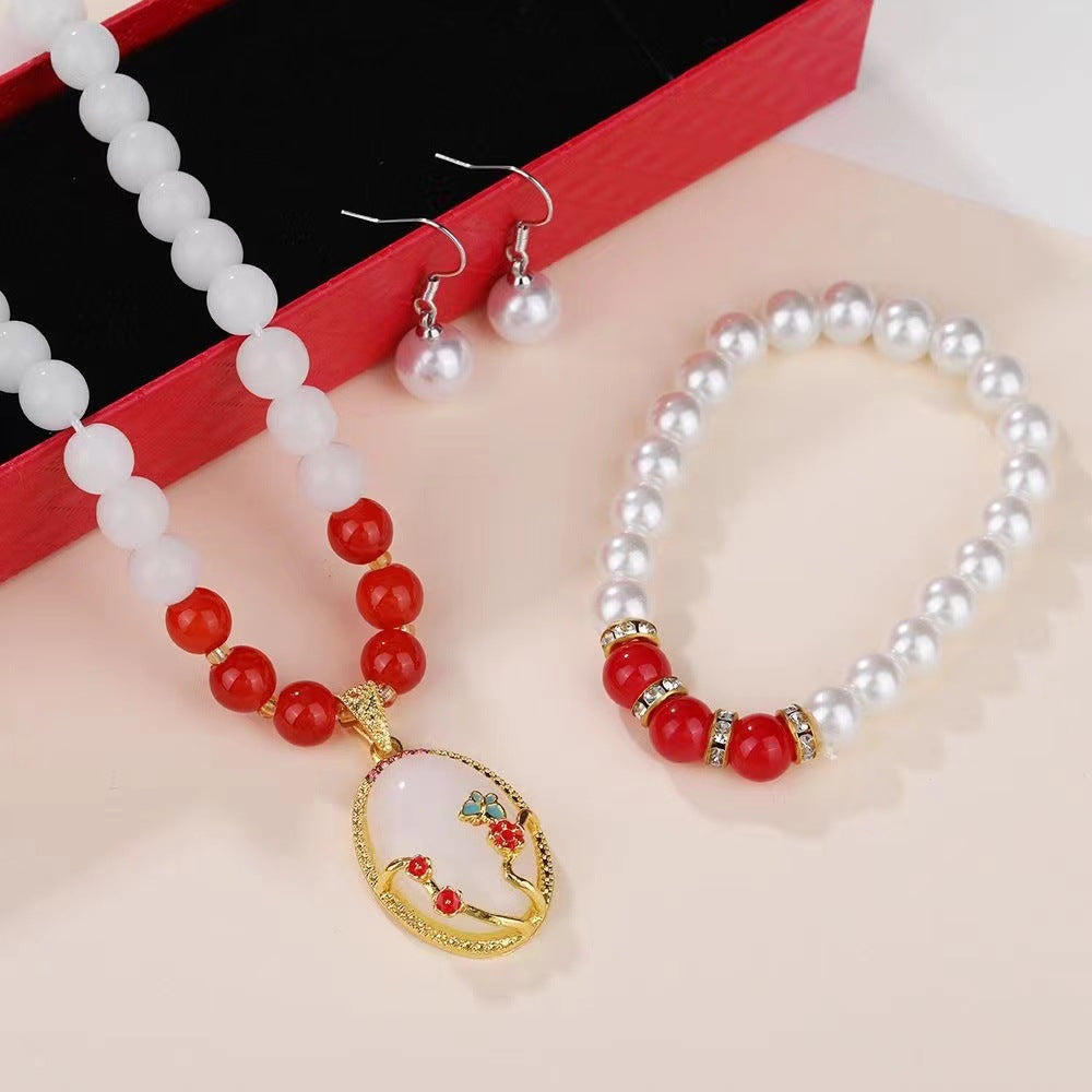 Women's Korean Simple To Give Mom Mother's Day Gift Live Necklaces