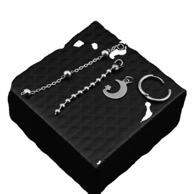 Women's & Men's Small Group Stainless Steel Ear Clip Earrings