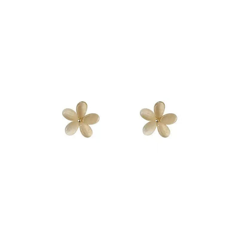 Opal Flower Stylish Simple Versatile High-grade Ear Clip