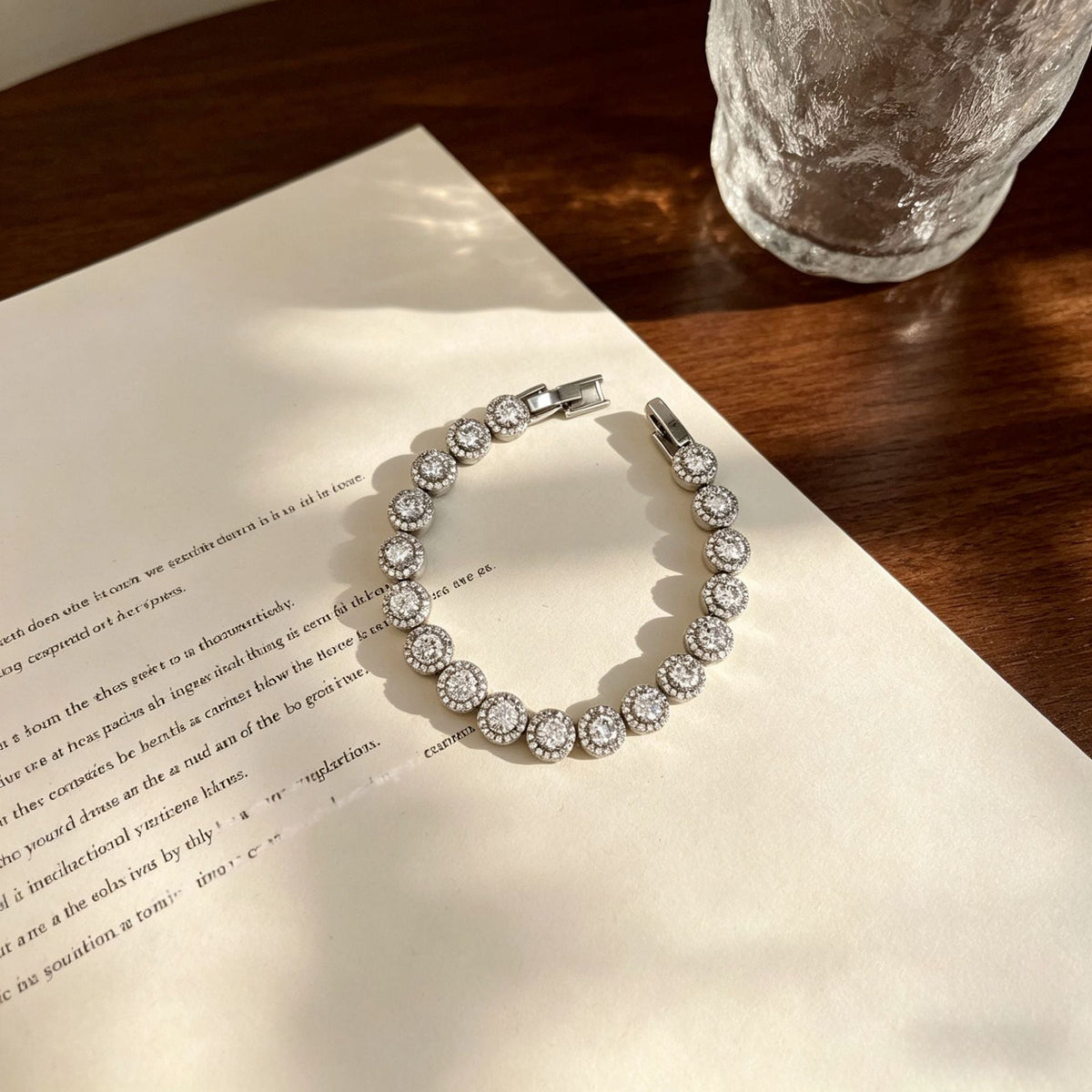Women's Source Zircon Massive Style High Color Retention Dopamine Bracelet