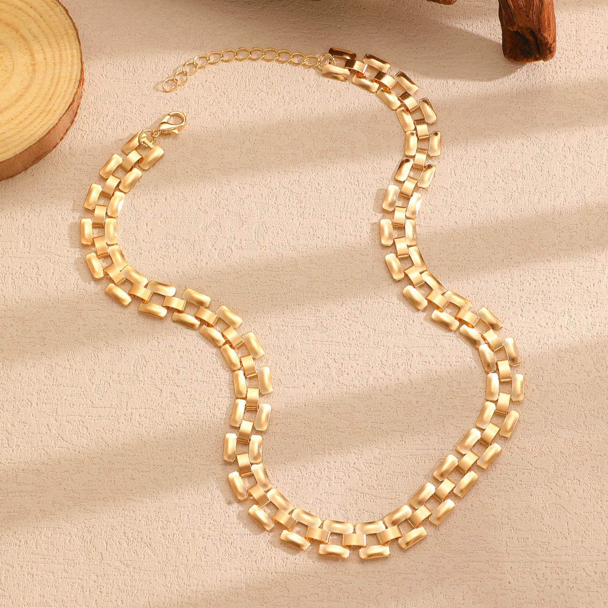 Women's Fashion Y-shaped Watch Clavicle Chain Stacked Strap Length Sweater Jewelry Set