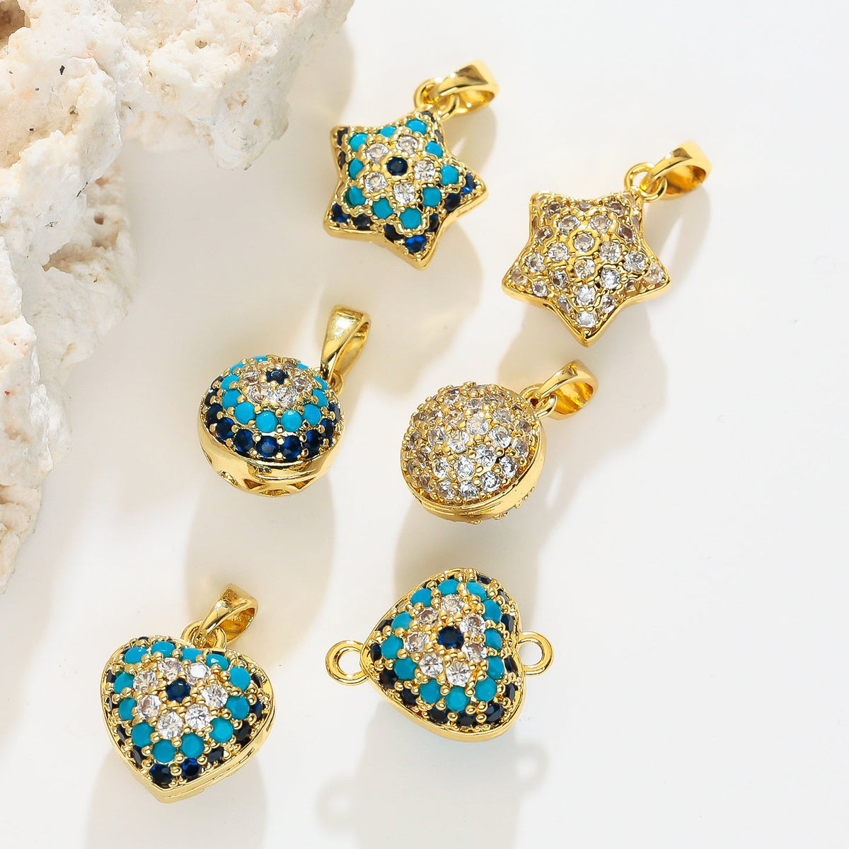 Fashion Retro Weird Devil Eye Single Pendants