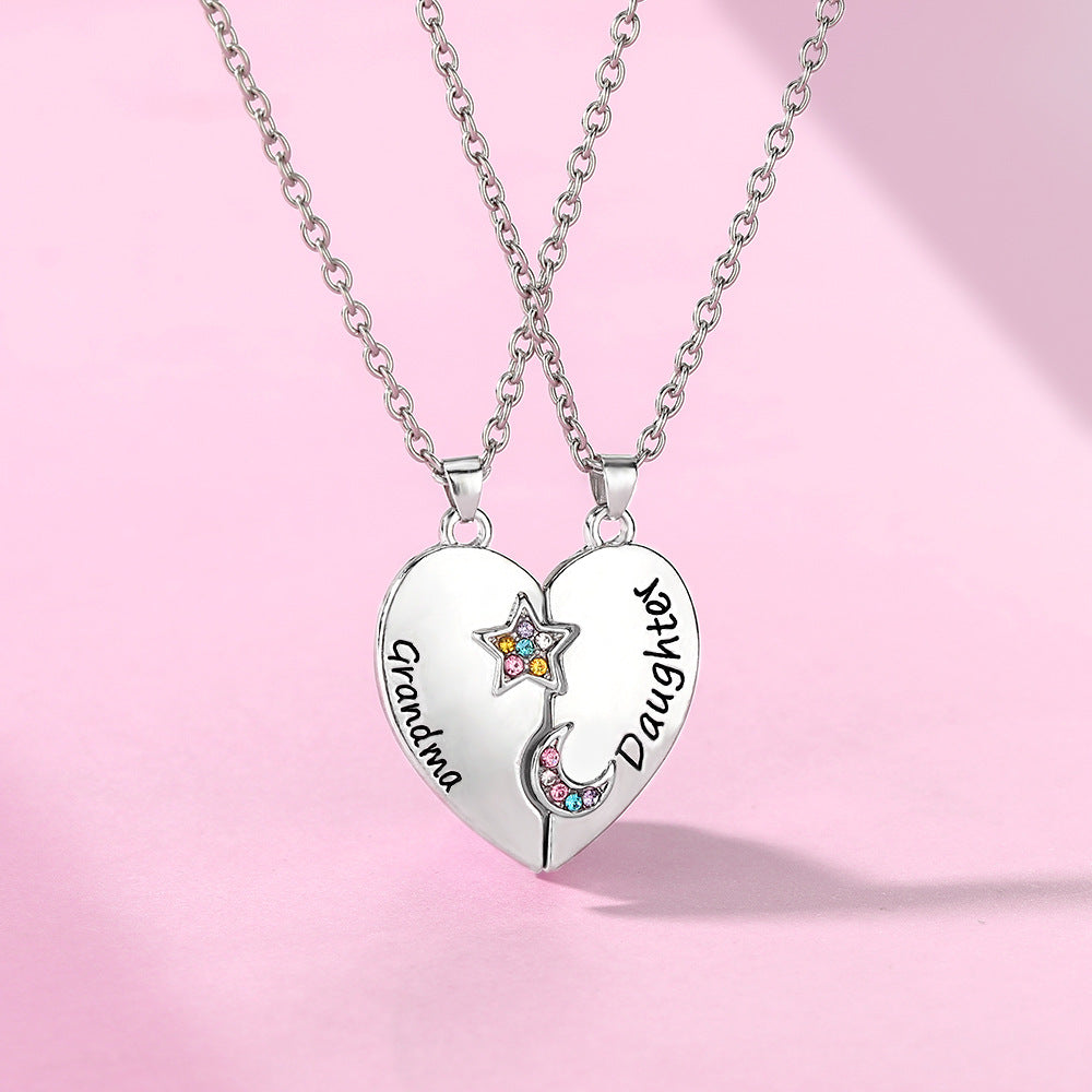 Graceful Creative Mother's Day Gift Heart-shaped Necklaces