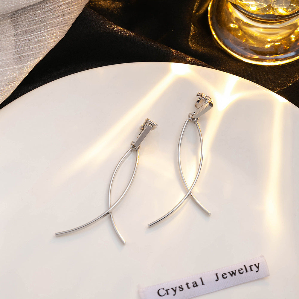 Simple Style Geometric Round Minimalist Irregular Circle Clips Rings