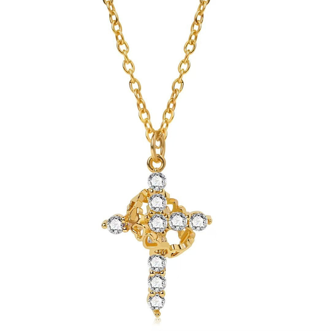 Crown Cross American Light Luxury Minority Pendant