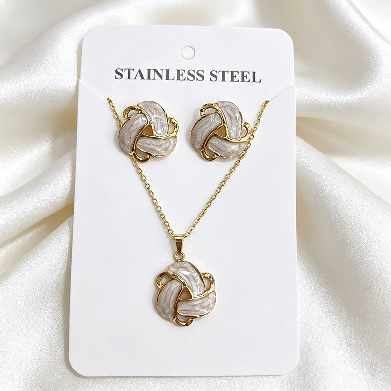 Stainless Steel Enamel Titanium Fashion Personality Necklaces