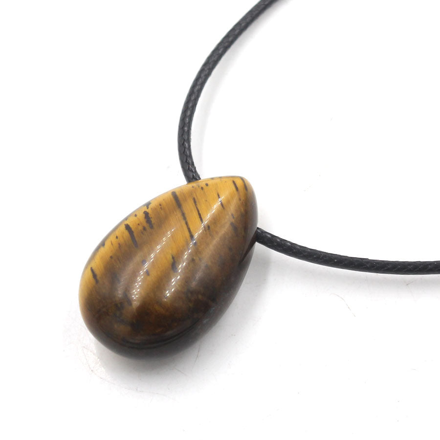Water Drop Crystal Horizontal Hole Simple Fashion Pendant