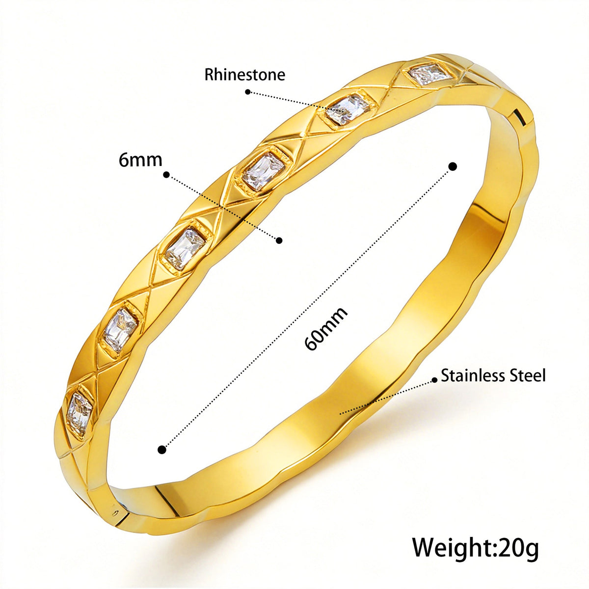 Open Stainless Steel Hydraulic Light Luxury High-grade Exaggerated Design Sense Bracelets