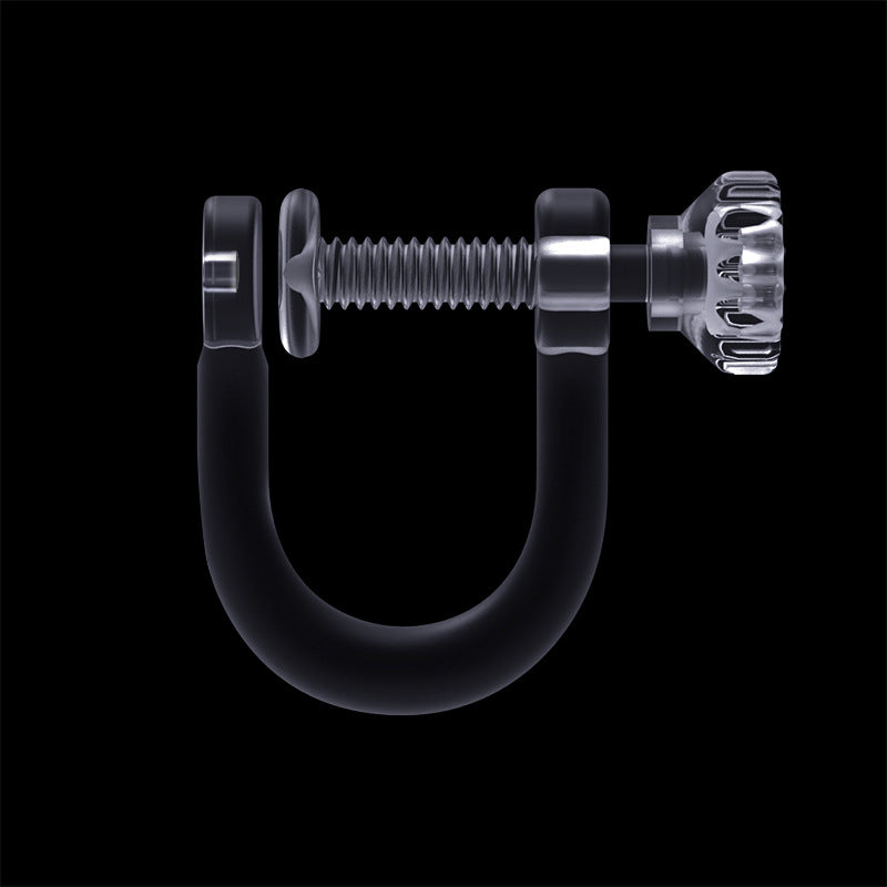 Converter Transparent Invisible Painless Resin Plastic Ear Clip