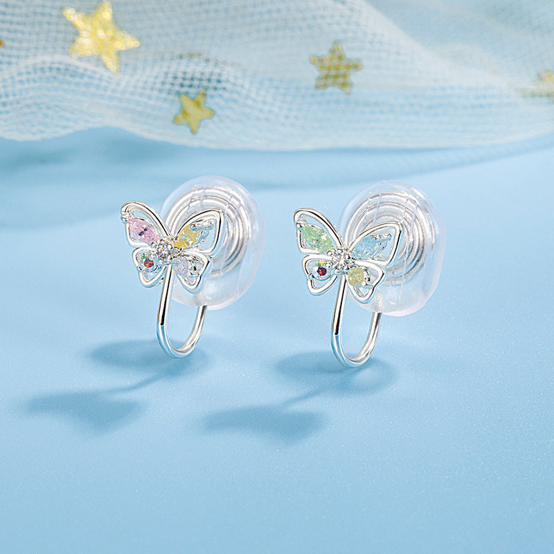 Butterfly Mosquito Coil Female Painless Niche Ear Clip