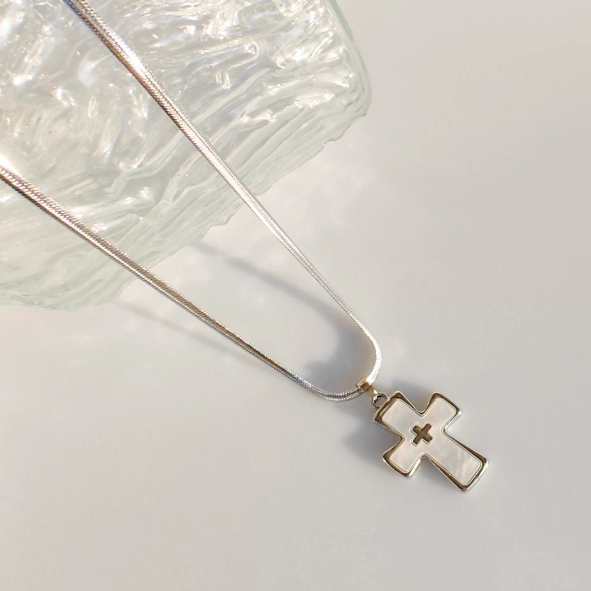 Niche High-grade Light Luxury Clavicle Chain Tide Titanium Steel Twin Necklace