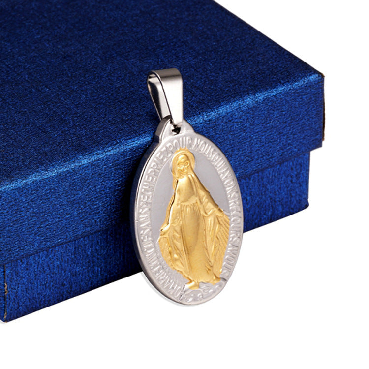 Glamorous Gold Stainless Steel Tag Titanium Necklaces
