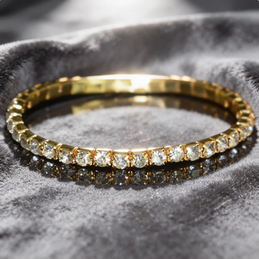 Fashion Bridal Zircon Shiny Rhinestone Wedding Formal Bracelets