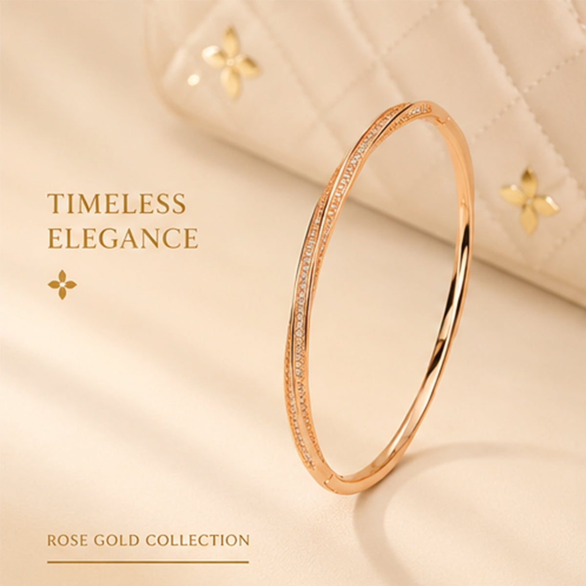 Classic Mobius Twisted Starry Female Inlaid Bracelets