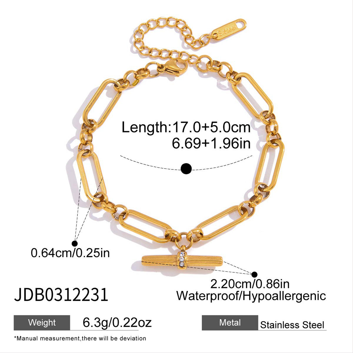 Titanium Steel Light Luxury Minority High-grade Jewelry Set