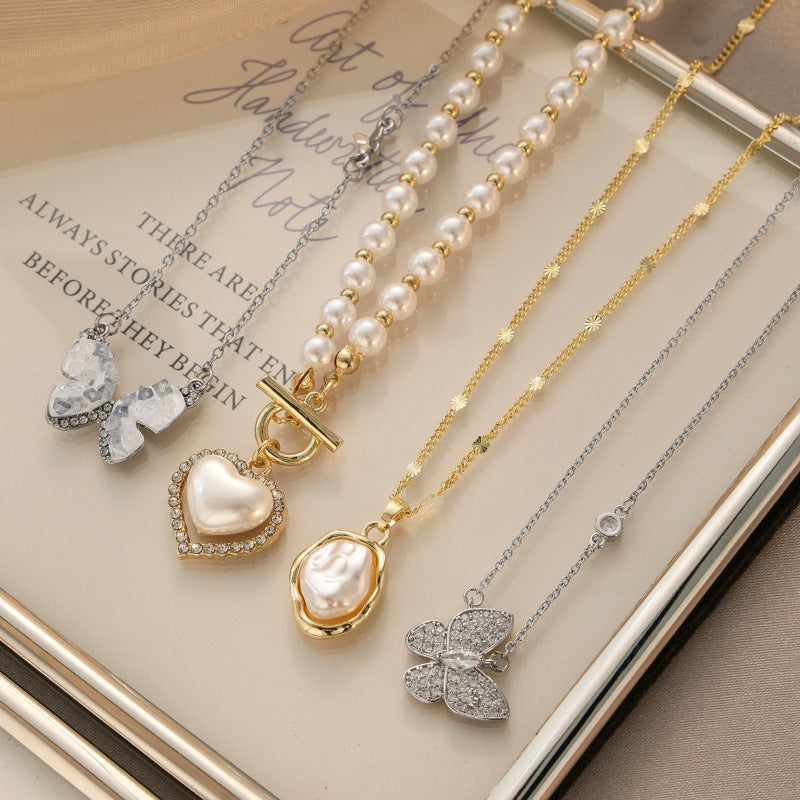 Sweater Chain Light Luxury High Sense Of Design Elegant Female Necklaces