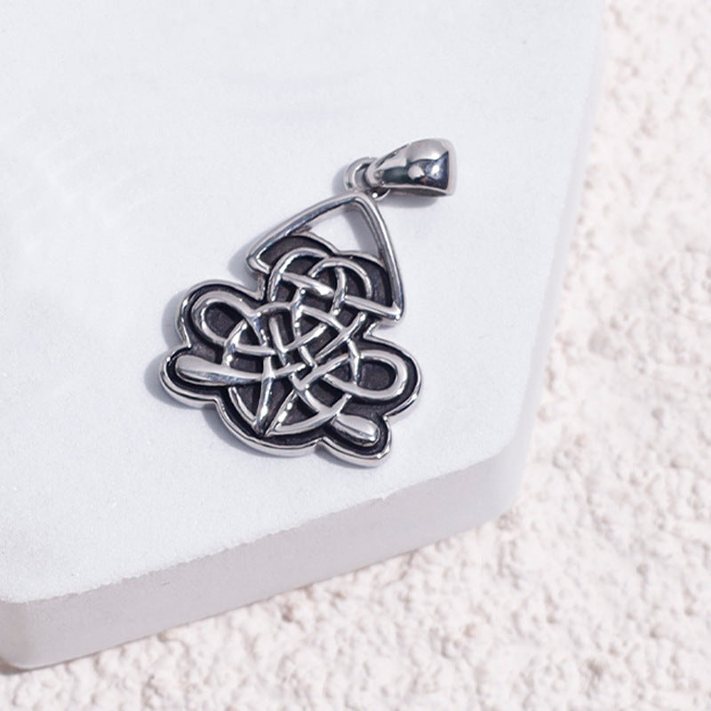 Stylish Three-dimensional Stainless Steel Simple Retro Necklaces