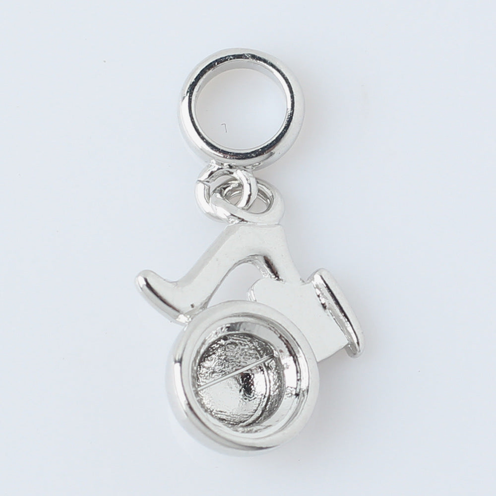 Beads Holder Large Single Eardrop Frame Lucky Exquisite Universal Pearl Pendant