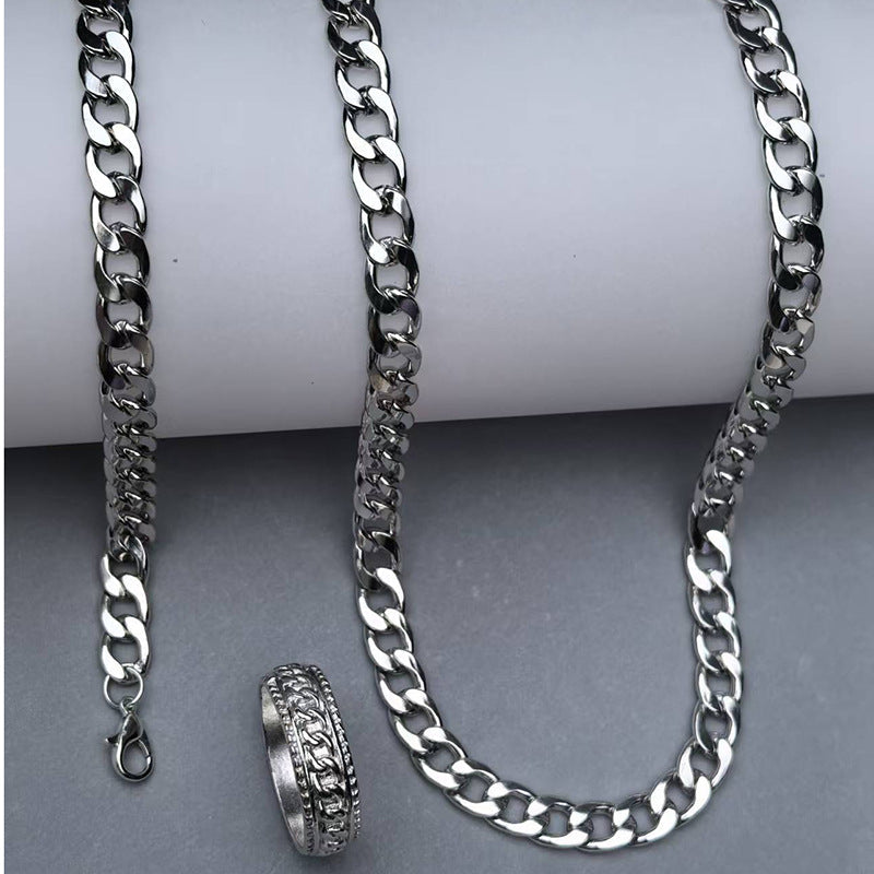 Fashion Trendy Arrow Xi Chain Of Jewelry Set