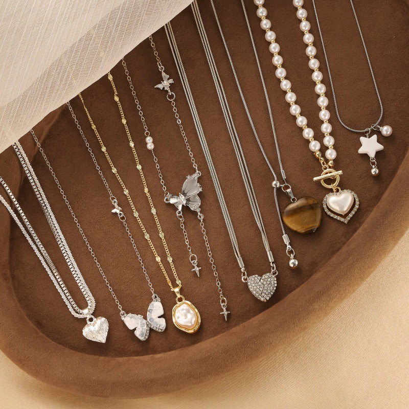 Sweater Chain Light Luxury High Sense Of Design Elegant Female Necklaces