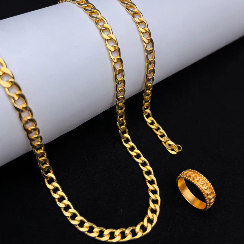 Fashion Trendy Arrow Xi Chain Of Jewelry Set