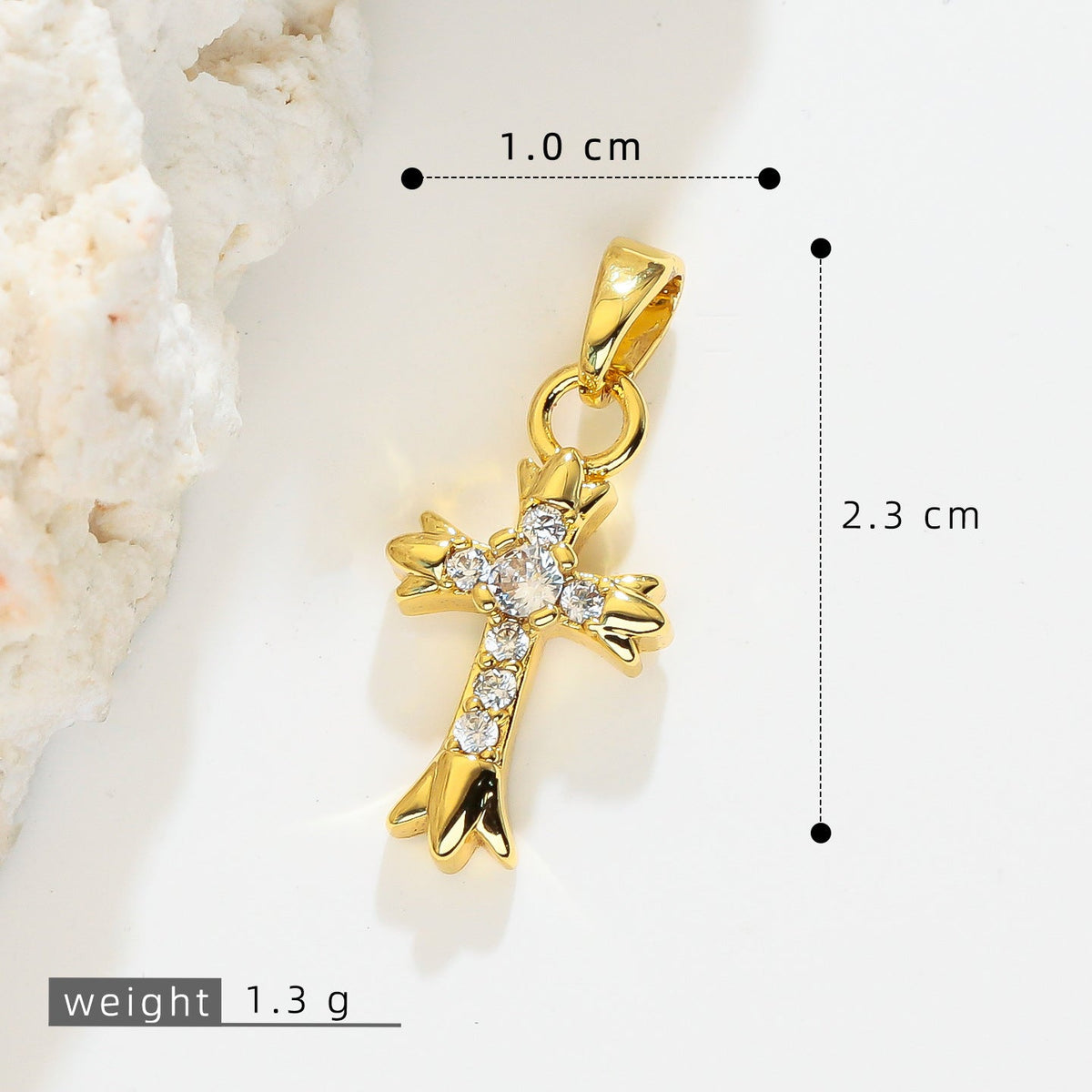 Unique Innovative Cross Heart Couple Single Pendant