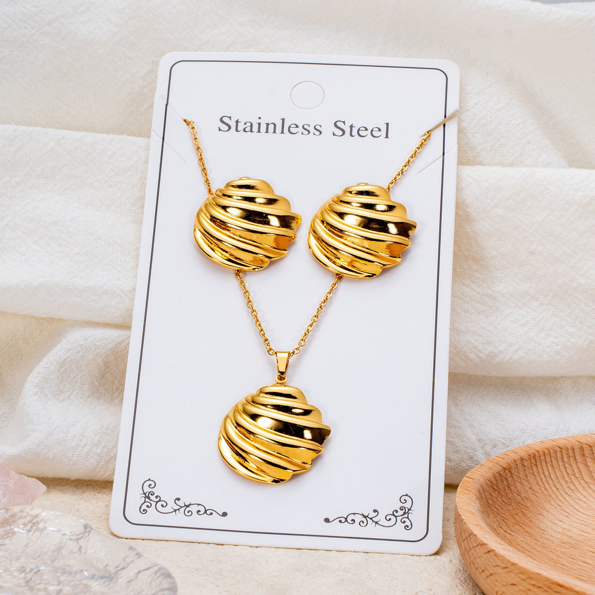 Best-selling Fashion Personality Stainless Steel Variety Of Jewelry Set