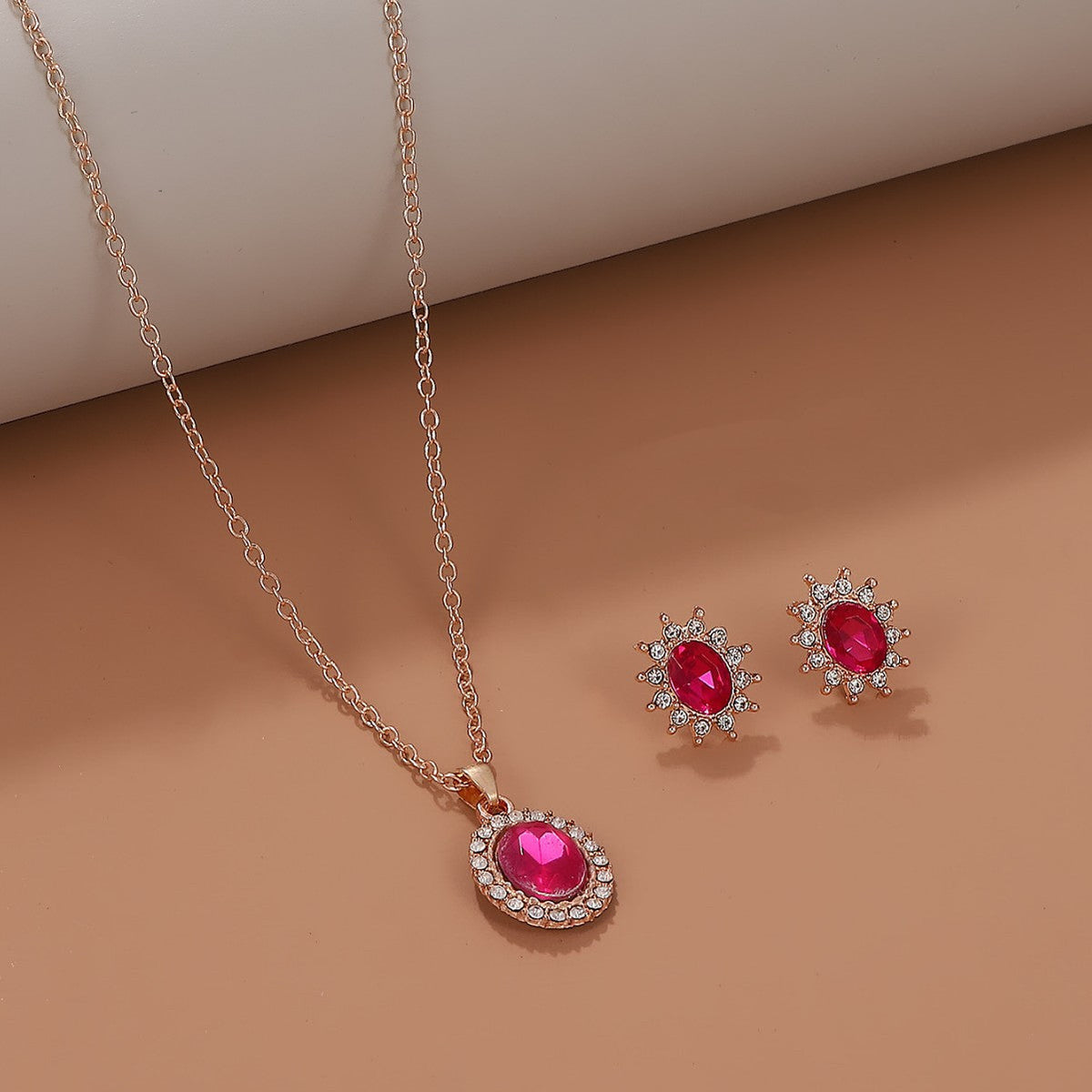 Temperament Water Drop Geometric Ear Personality Jewelry Set