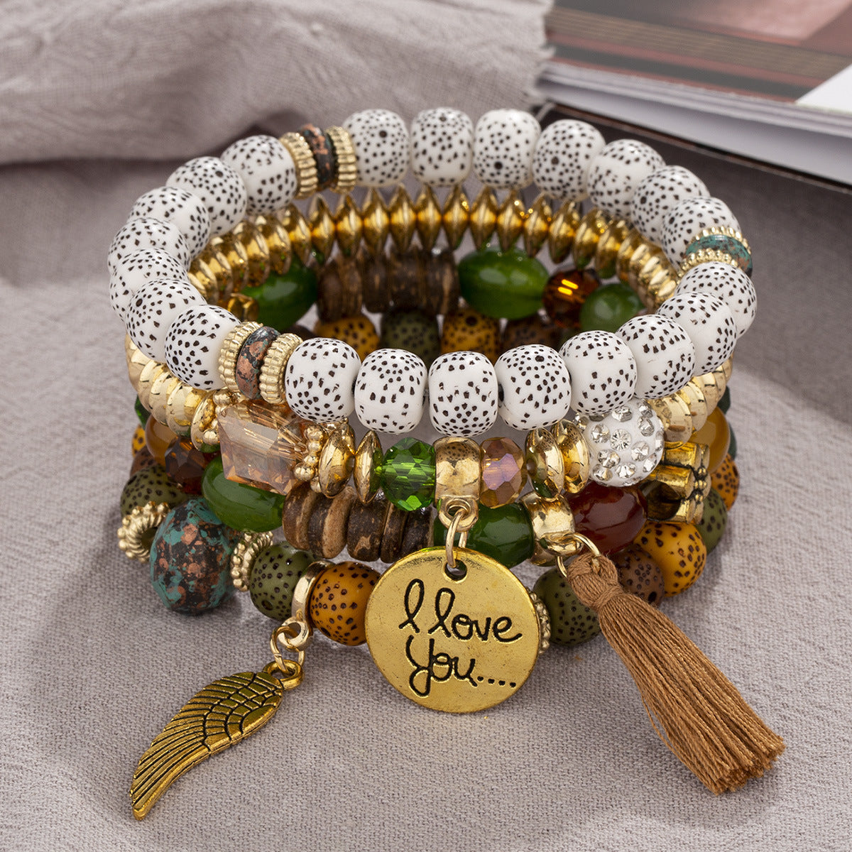 Women's Bohemian Creative Tassel Beaded Fashion Beads Bracelet