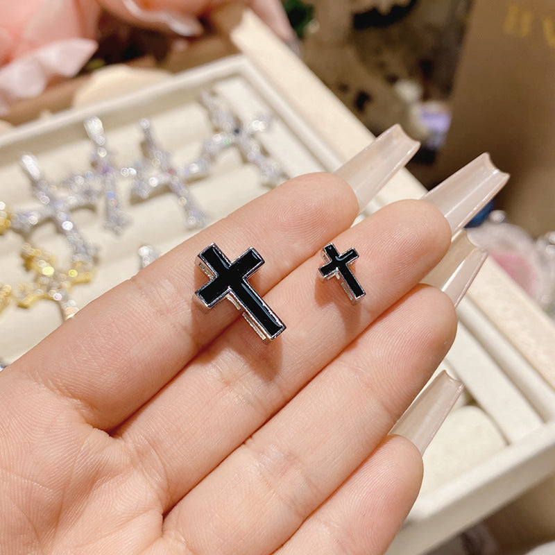 Full Diamond Cross Hip Hop Real Necklaces