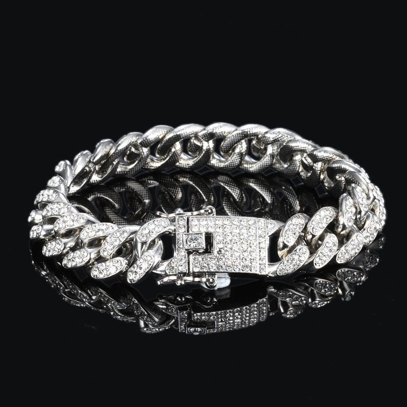 Men's Niche Design Cuban American Style Disco Jumping Cold Boys Bracelets