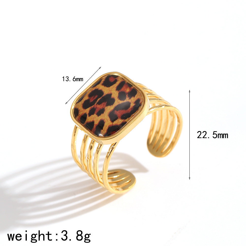 Elegant Resin Graceful Personality Style Amber Jewelry Set